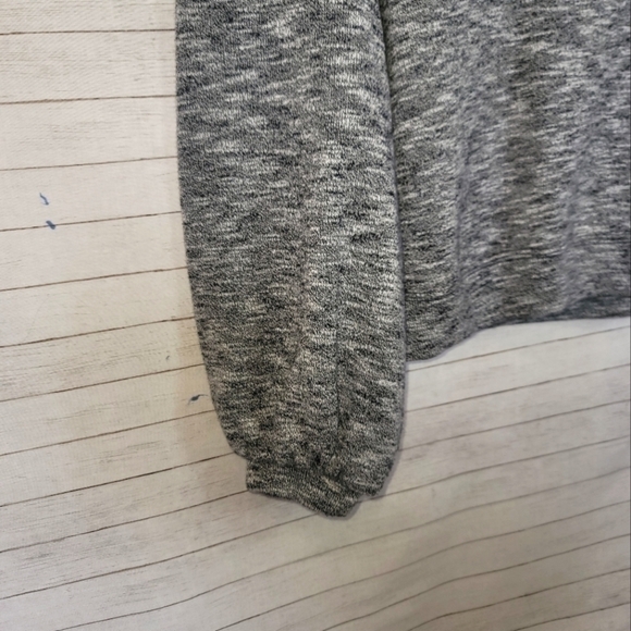 MADEWELL Textured Crewneck Gray Sweatshirt, sz Small - Picture 6 of 15